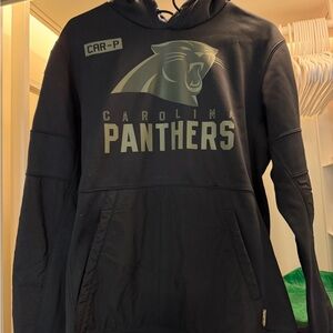 Carolina Panthers Black Military Hoodie